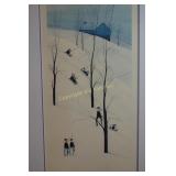 Sledding by P. Buckley Moss