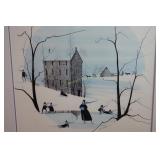 Pond Skating by P. Buckley Moss