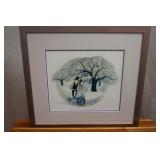 Tandem Bike Ride by P. Buckley Moss