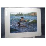 Rough Water Loons III by Bruce Miller