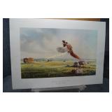 Pheasants on the Kasota Prairie by Jerry Raedeke