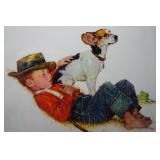 Norman Rockwell Numbered Offset Lithograph