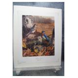 Bluebirds at Dawn by Bruce Miller