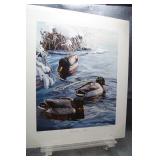 Frosty Morning - Mallards by Marian Anderson