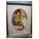 Framed Print 2 Girls