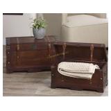 Alcove2 Brown Wooden Trunks