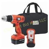 Black & Decker 12V Cordless Drill Driver Set