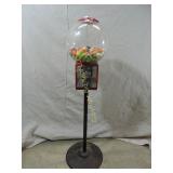 Gumball Machine on Heavy Metal Stand