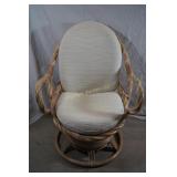 Leather Wrapped Vine Chair