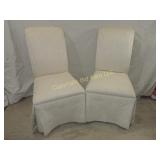 Pair of Padded Dining/Occassional Chairs