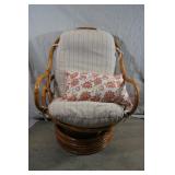 Swivel Cane Chair
