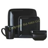 alcove Square 16-Pc. Stoneware Dinnerware Set