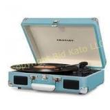 Crosley Cruiser Deluxe Portable 3-Speed Turntable