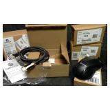 2 Gold Plated HDMI Cords & 3 Wired Computer Mice