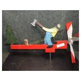 Paul Bunyan Wooden Yard Decor