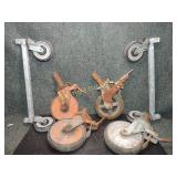 4 Extra Large Castors