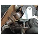 Large Lot of Various Sized Castors