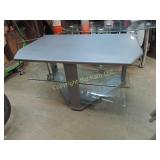 Modern Gray Media Stand
