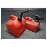 2 Plastic Gas Cans