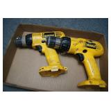 2- Dewault 12v Cordless Drills