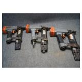 3-Paslode Large Staplers