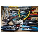 Lot of Pliers, Wrenches & More
