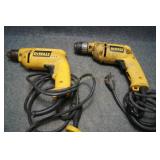 2 Dewalt Corded Drills