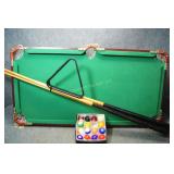 Miniature Pool Table, Pool Cues, Pool Balls