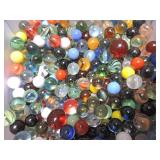 Variety of Vintage Marbles