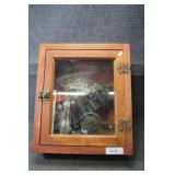 Vintage Shadow Box/Cabinet w/Misc. Items
