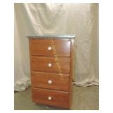 4 Drawer Dresser/Storage Stainless Top