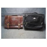 Portfolio and Wheeled Briefcase