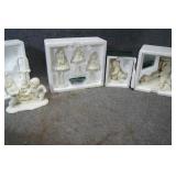 4 Dept 56 Snowbabies in Boxes