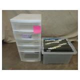5 Drawer Plastic Storage Unit & Hanging File Box