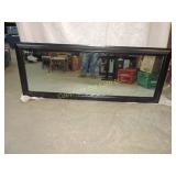 Large Black Framed Mirror