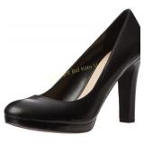 Franco Sarto Black Leather Pumps Sz 9
