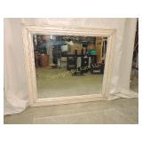 Antique Finish Beveled Glass Mirror