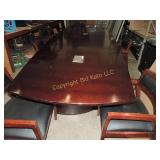 17 Foot Conference Room Table w/Media Ports