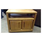 TV/Microwave Cart on Wheels