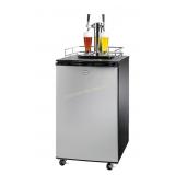 Double Tap 6.1 Cu. Ft Stainless Steel Kegorator