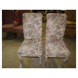 2 Floral DR/Occasional Chairs