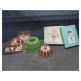 Vintage Bundt Pan, Jello Molds