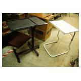 Pair of Adjustable Computer Desks