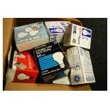 Box of New Light Bulbs