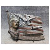 American Heroes Plaque w/Stand