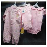 3 Infant Outfits - Girls - New