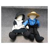 Set of Amish Dolls