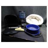 Pet Items-Heated Dish, Bed, Travel Case More!