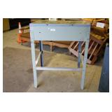 Metal Art Table w/Drawer