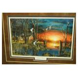 "Autumn Visitors" Framed Print